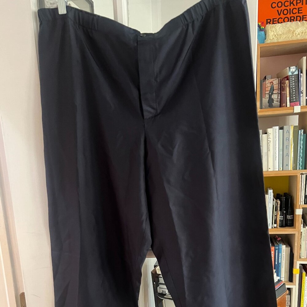 PRADA - Silk Pajama Pants - NWOT - Navy - Sz XL